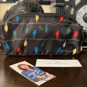 Lug Jib Holiday Lights Black Pouch